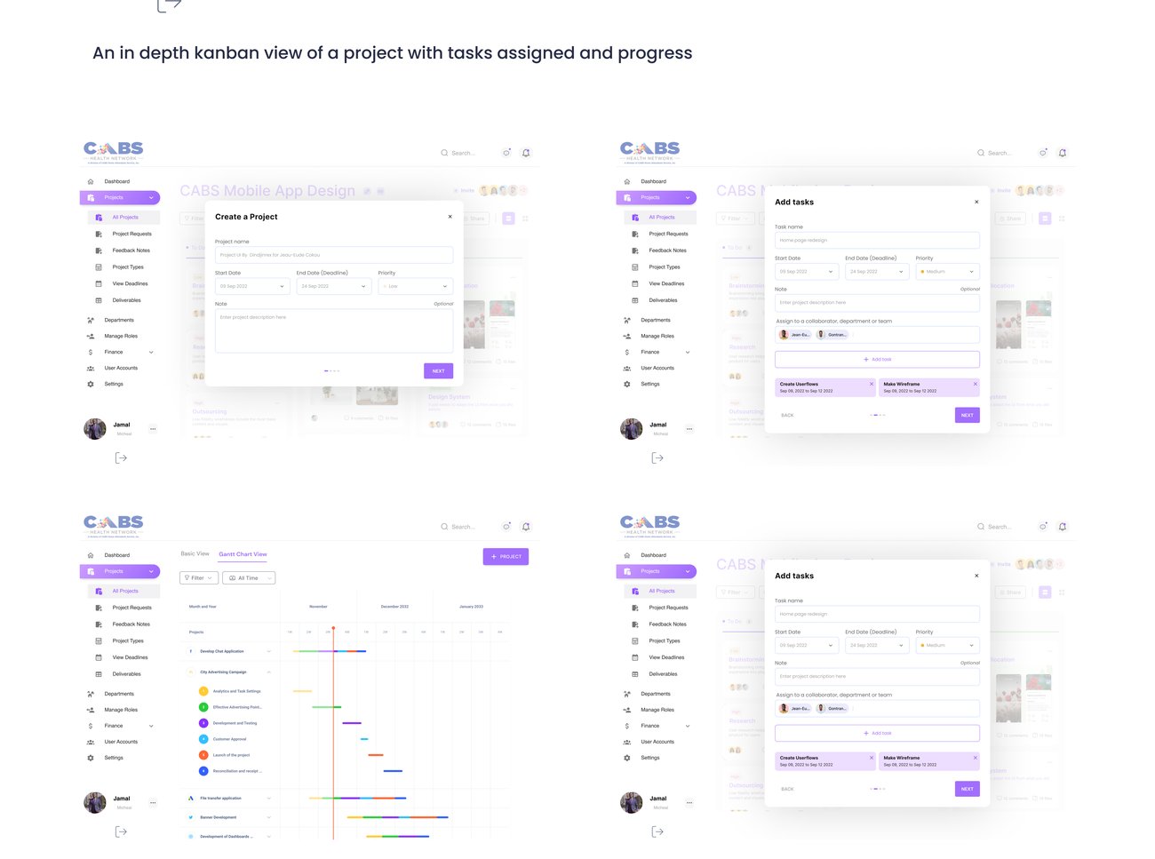 CABSPM project detail and progress