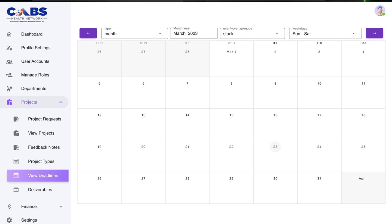 CABSPM deadlines calendar