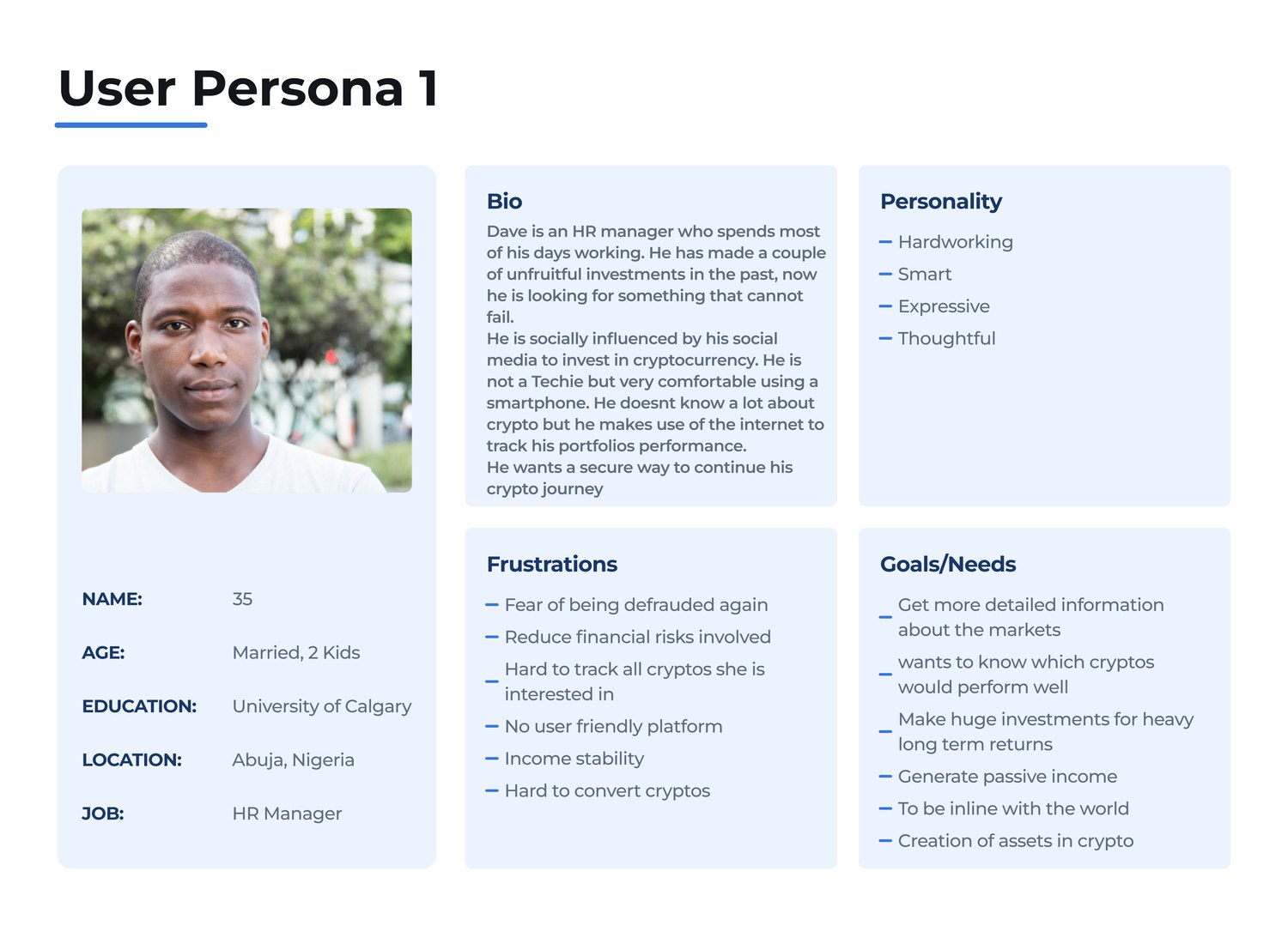 Crippy user persona 1