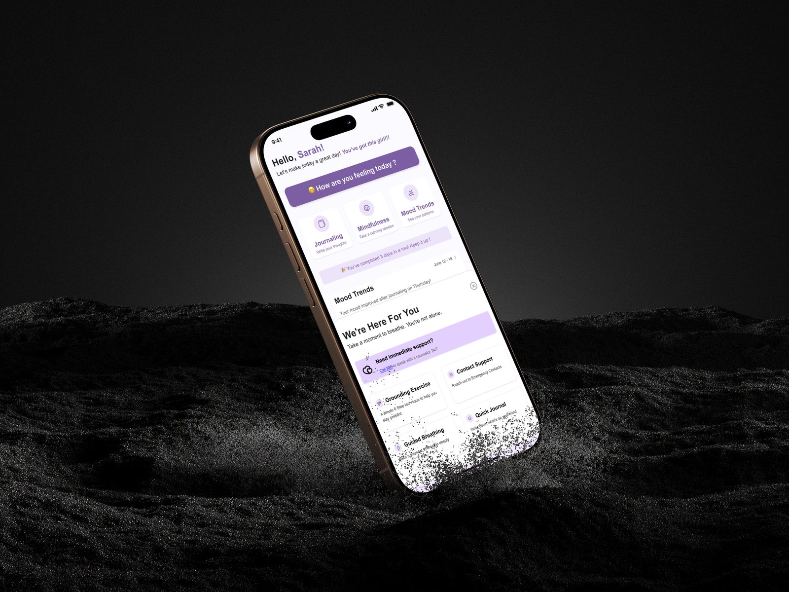 EmoSync, the app rising out of the dark