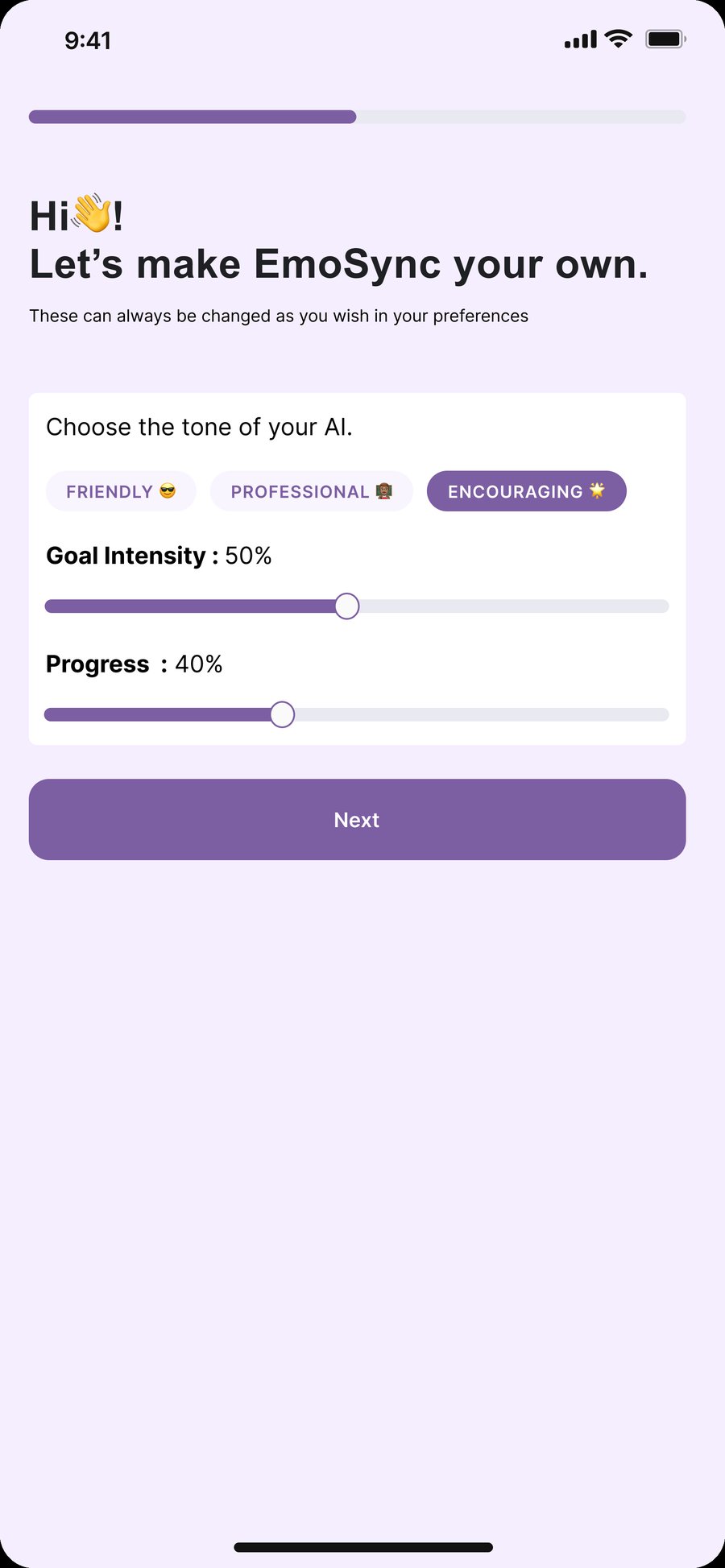 EmoSync personalization