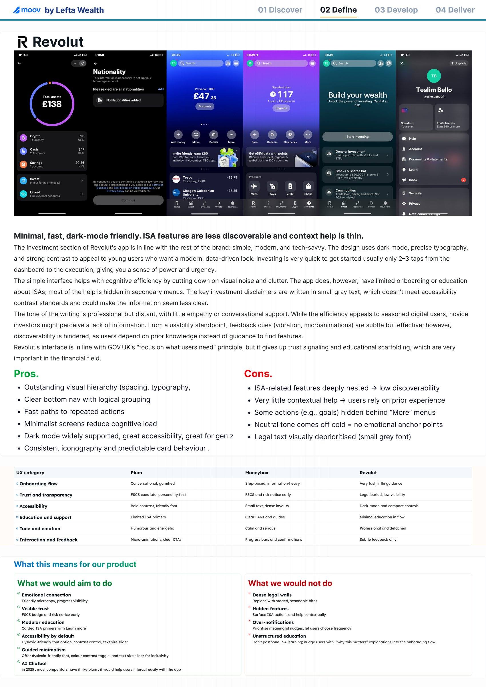 Revolut heuristic evaluation
