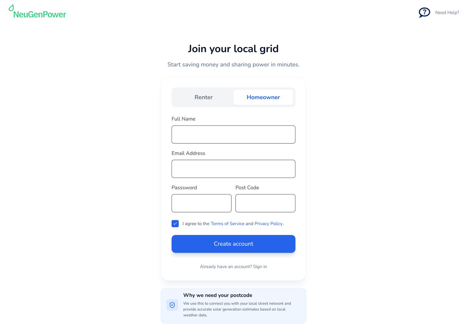 Join local grid