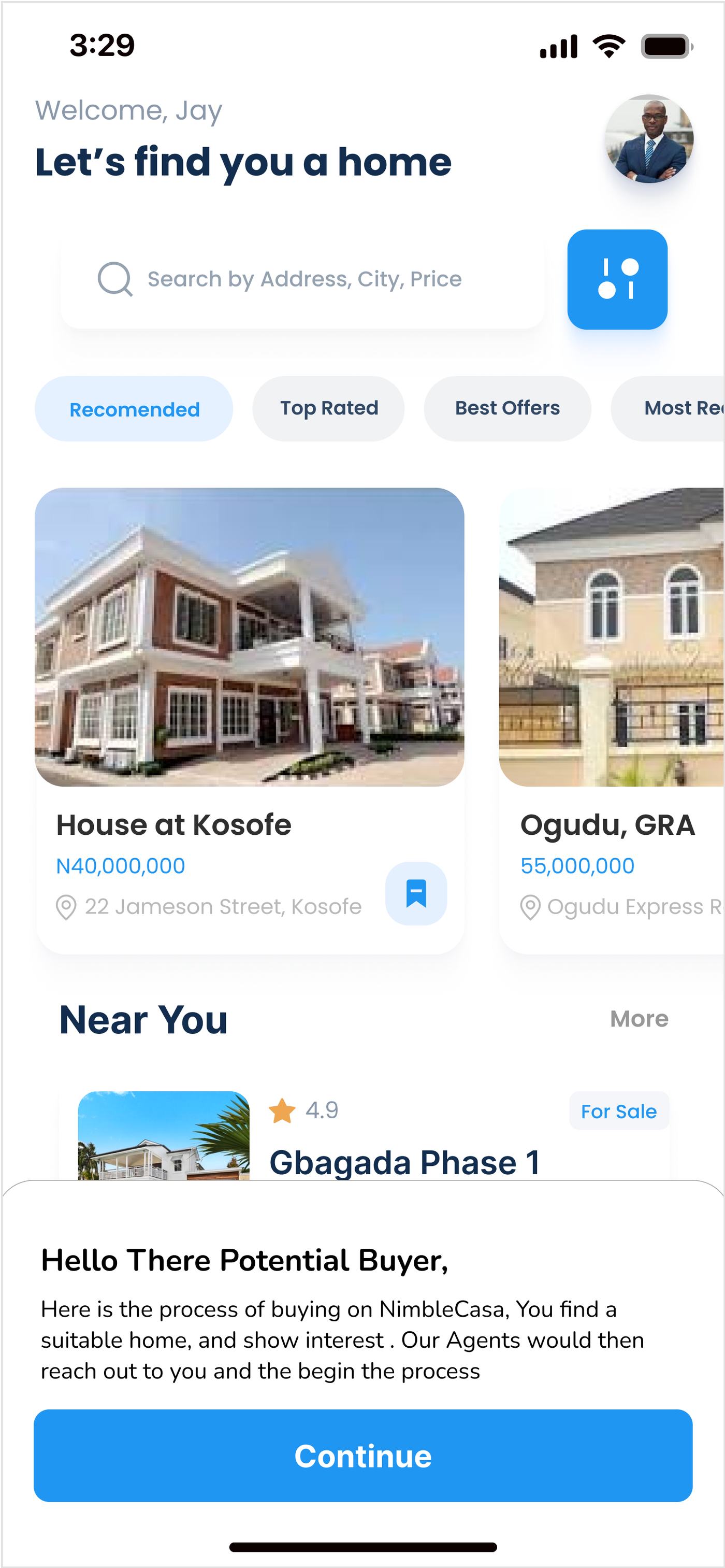 RentEasy buyer welcome