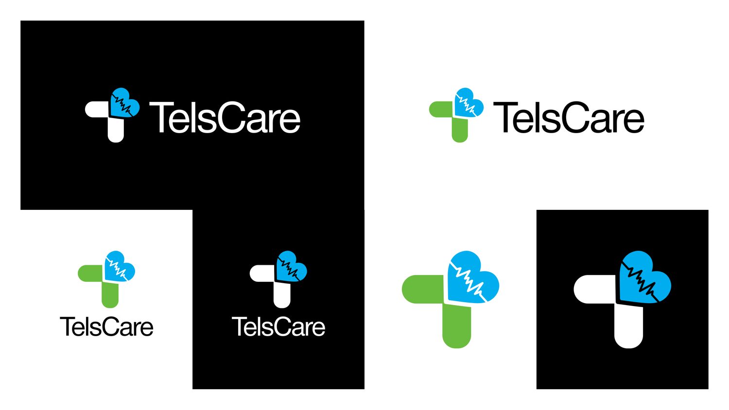 TelsCare logo system